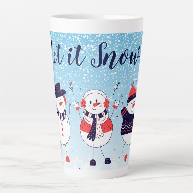 Lass es schneien milchtasse (Vorderseite)