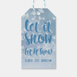 Lass es schneit, lass es schnee, lass es schnee! geschenkanhänger