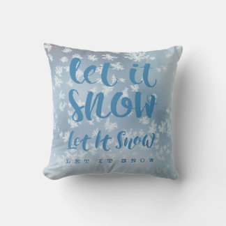 Lass es schneit, lass es schnee, lass es schnee! kissen