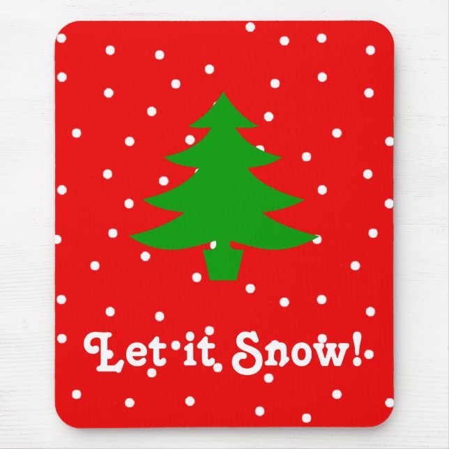 Lass es schneit! mousepad (Vorne)