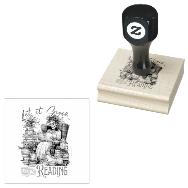Lass es sehen, dass ich lese gummistempel (Stempel)