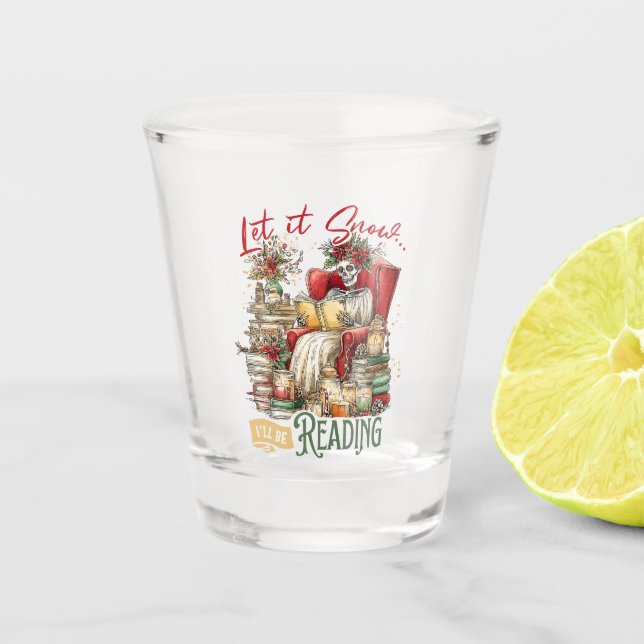 Lass es sehen, dass ich lese schnapsglas (Vorderseite)