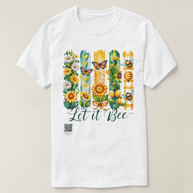 Lass Es war Brush Stroke T-Shirt (Design vorne)