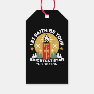 Lass Faith Be Your Brightest Star Candle Art Geschenkanhänger