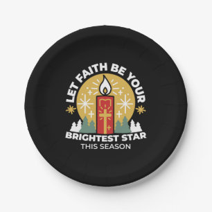 Lass Faith Be Your Brightest Star Candle Art Pappteller