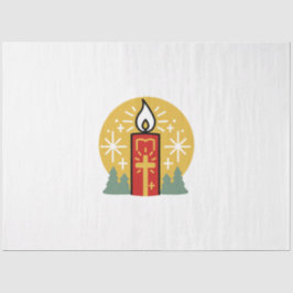 Lass Faith Be Your Brightest Star Candle Art Seidenpapier