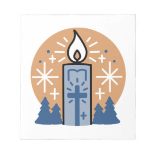 Lass Faith Shine Bright Notizblock