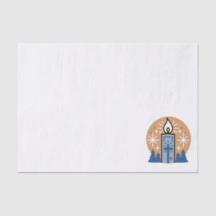 Lass Faith Shine Bright: Winterthema Seidenpapier