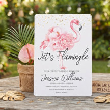 Lass' Flamingle! Tropisches Brautparty