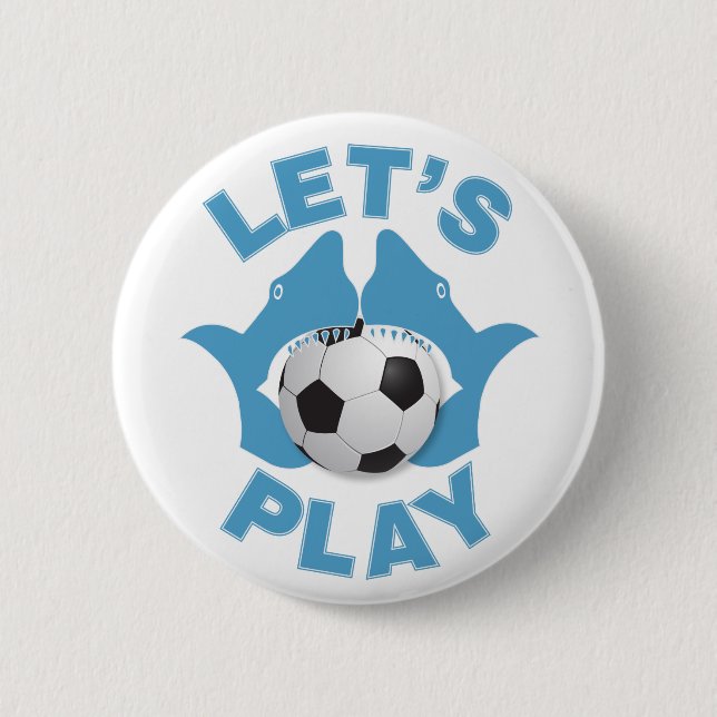 Lass-Fußball Button (Vorderseite)