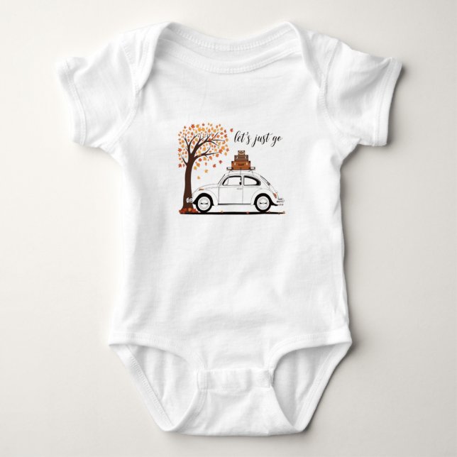 Lass geht einfach baby strampler (Vorderseite)
