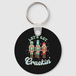 Lass Get Crackin Drei Nutcrackers Weihnachtslehrer Schlüsselanhänger