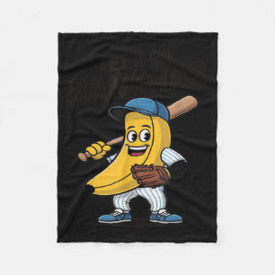 Lass Go Bananen, lustiges Bananengeschenk Fleecedecke