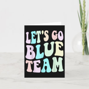 Lass Go Blue Team Vote War Game Wettbewerb Sommer Karte