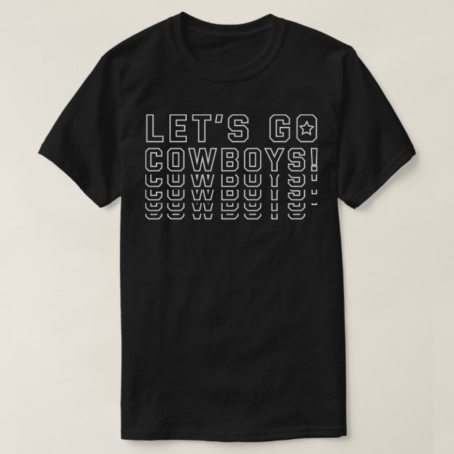 Lass Go Cowboys T-Shirt (Design vorne)