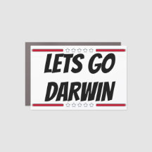 Lass Go Darwin Car Magnet