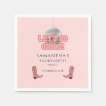 Lass Go Girls Disco Cowgirl Junggeselinnen-Abschie