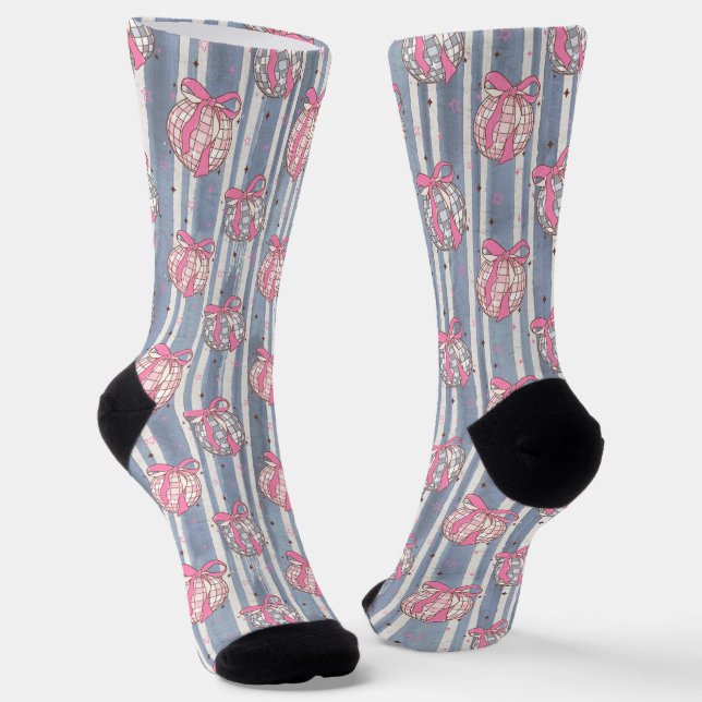 Lass Go Girls Disco Cowgirl Junggeselinnen-Abschie Socken (Gewinkelt)