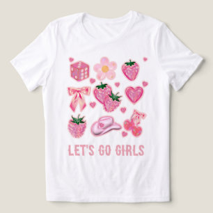 Lass Go Girls Disco Cowgirl Junggeselinnen-Abschie Tri-Blend Shirt