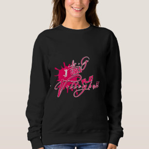 Lass Go Girls spielen Volleyball Design Beach Voll Sweatshirt