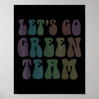 Lass Go Green Team Retro War Game 60er Summer Camp