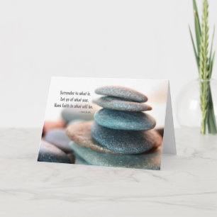 Lass Go-Grußkarte Karte