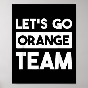 Lass Go Orange Team War Game Competition Summer Ca Poster