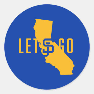 lass Go SJ Runder Aufkleber