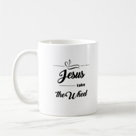 "Lass Go & Trust: "Jesus übernimmt das Rad" Kaffeetasse