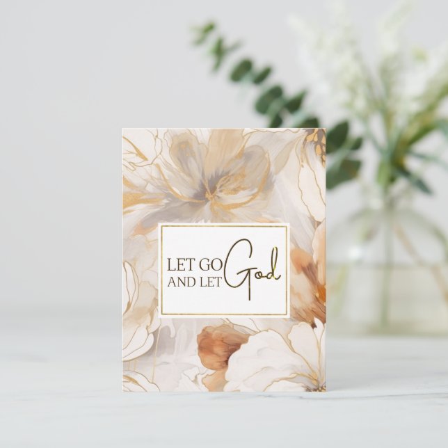 Lass Go und Lass der Christlichen Angebotskarte (Stehend Vorderseite)