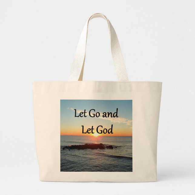LASS GO UND LASS GONE SUNRISE DESIGN JUMBO STOFFBEUTEL (Vorne)