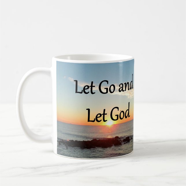 LASS GO UND LASS GOTT SUNRISE FOTO KAFFEETASSE (Links)