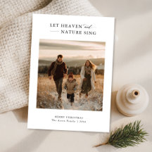 Lass Heaven & Nature Sing Religiöses Weihnachtsfes