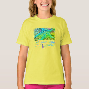 LASS IHRES INNEREN STAR SPARKLE - STAR FISH - GIRL T-Shirt