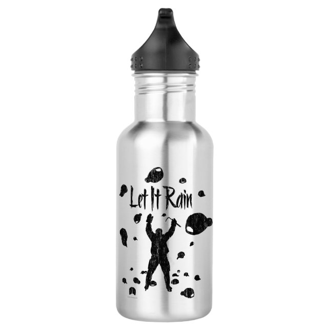 Lass It Rain (Hockey) Edelstahlflasche (Rechts)