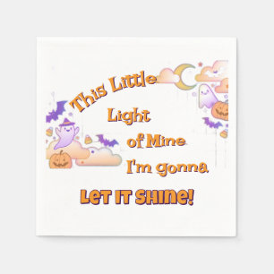 Lass It Shine Christlich Halloween Cocktail Napkin Serviette
