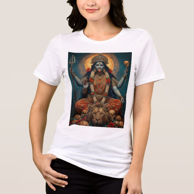 Lass Kali führen Tri-Blend Shirt (Vorderseite)