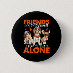 Lass keine Freunde im Kampf gegen CRPS alleine Nie Button