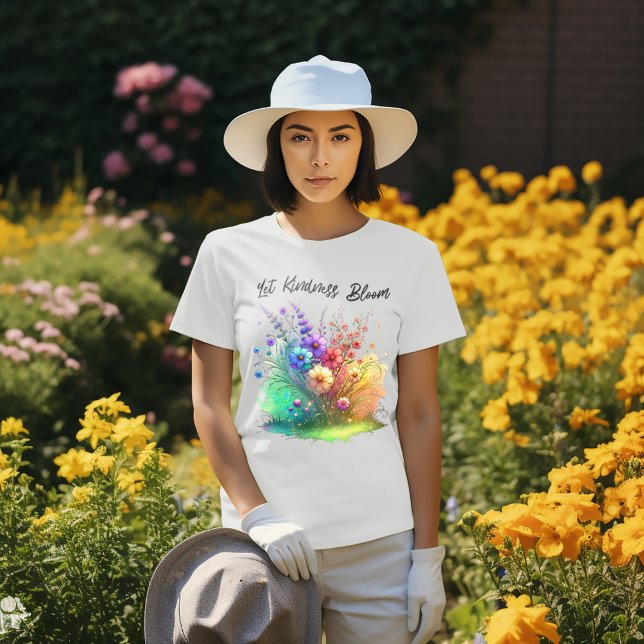Lass Kindness Bloom Floral T-Shirt (Von Creator hochgeladen)