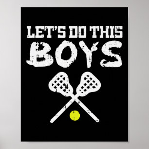 Lass: Lacrosse Cool Lax Players Team C Poster