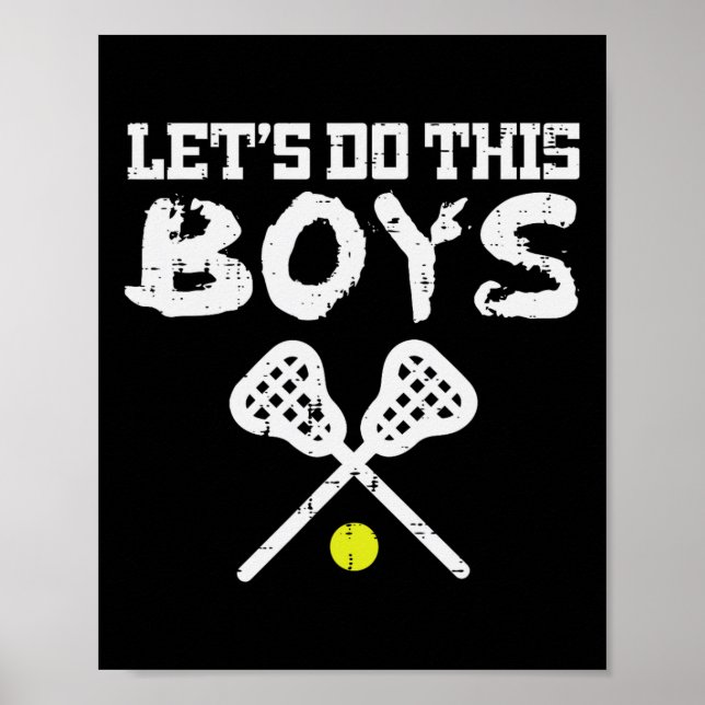 Lass: Lacrosse Cool Lax Players Team C Poster (Vorne)