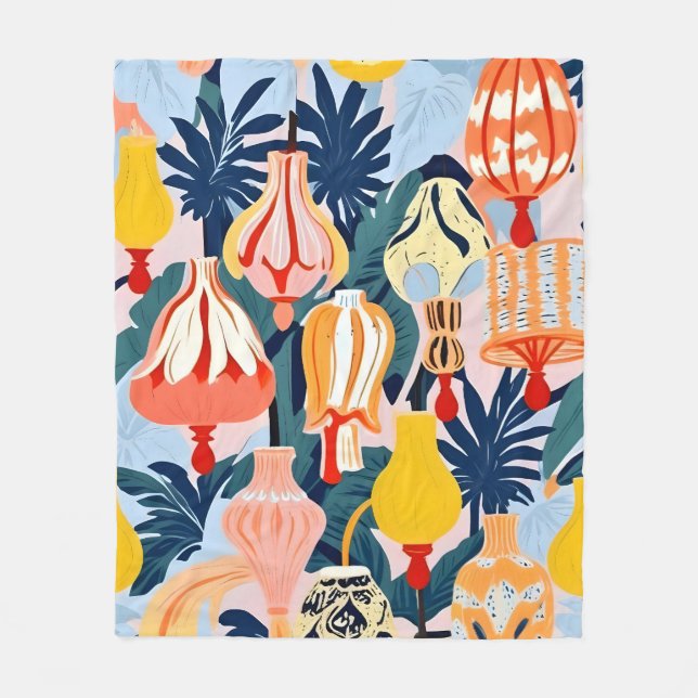 Lass Lampen Fleecedecke (Vorderseite)