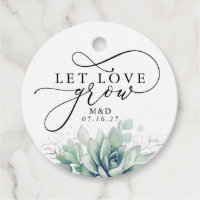 Lass Liebe Grow Silber Grün Elegante Hochzeit