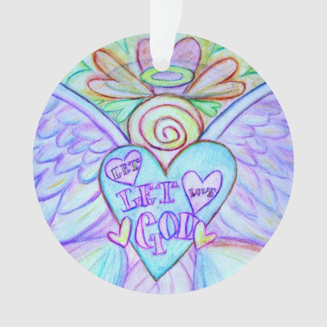 Lass Liebe, Lass Gottes Engel Ornament (Vorderseite)