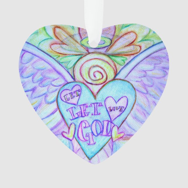 Lass Liebe, Lass Gottes Engel Ornament (Vorderseite)