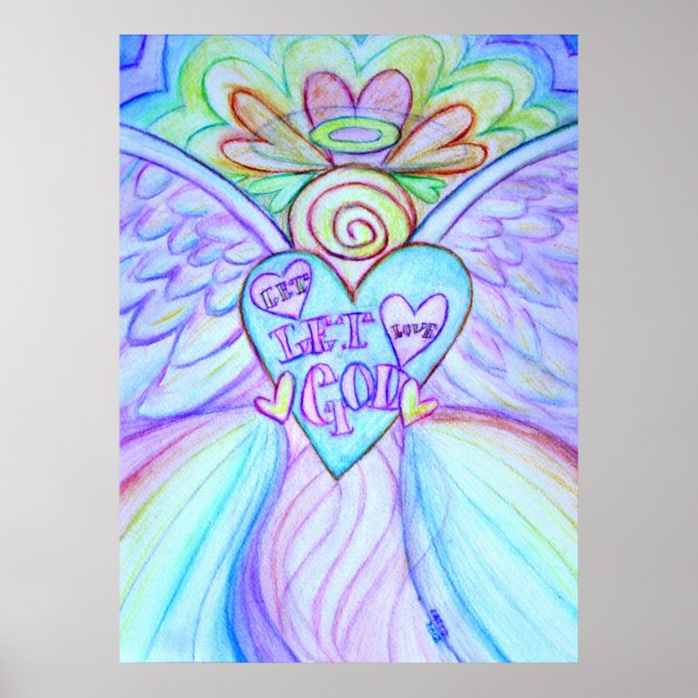 Lass Liebe, Lass Gotthardwächter Angel Art Print P Poster (Vorne)