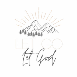 Lass los, lass Gottes Aufkleber