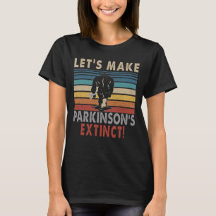 lass macht Parkinson's ausgestorbener Bigfoot T-Shirt