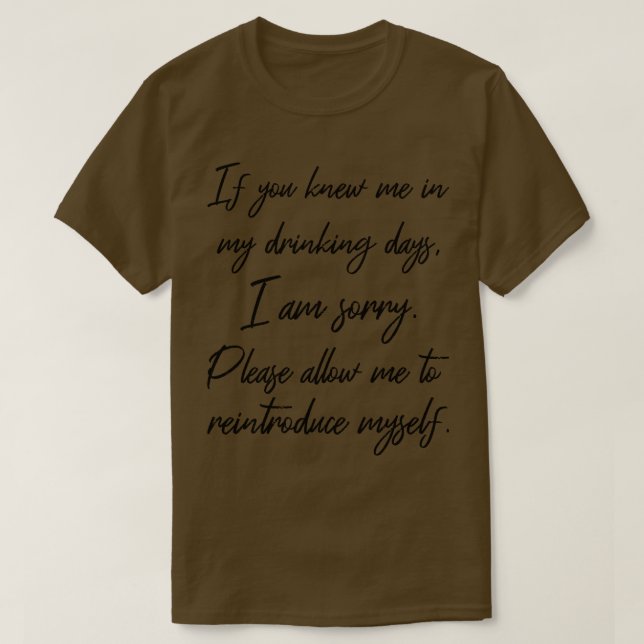 Lass Me Reintroduce MysIII OM 12 Step Erholung Sob T-Shirt (Design vorne)