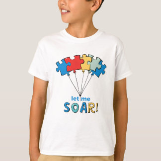 Lass Me Soar - Autismus Awareness Puzzle Ballon T-Shirt